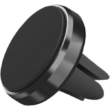 Mágneses, szellőzőrácsba illeszthető mobiltartó fekete