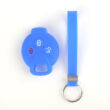 Szilikon kulcsvédő tok, kisebb kulcshoz kék