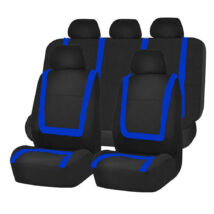 Kék-fekete univerzális autó üléshuzat 9 részes