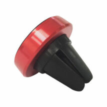 Mágneses, szellőzőrácsba illeszthető mobiltartó piros